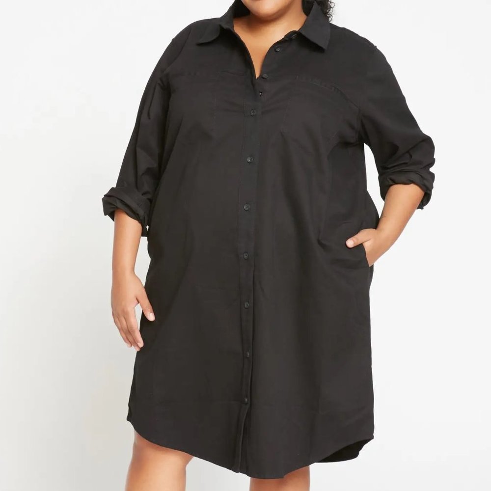 Universal Standard Twill Shirt Dress
